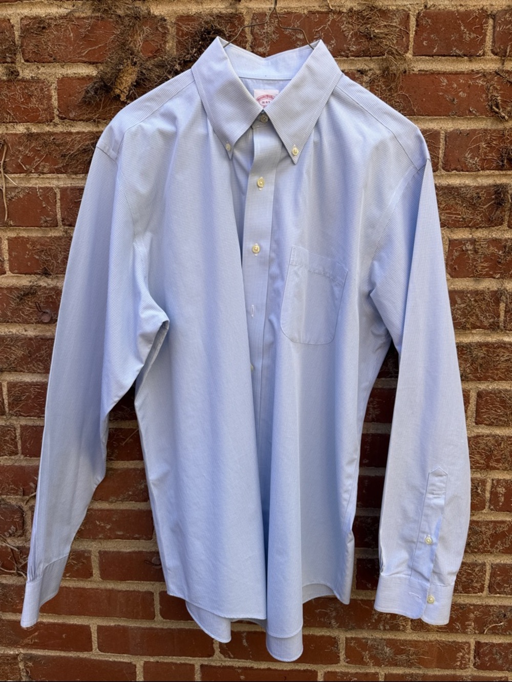 Brooks Brothers Light Blue Button-Down Dress Shirt